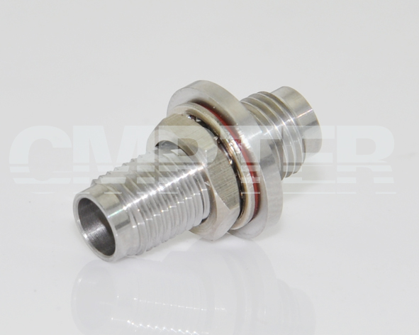 2.4mm female to female bulkhead adapter