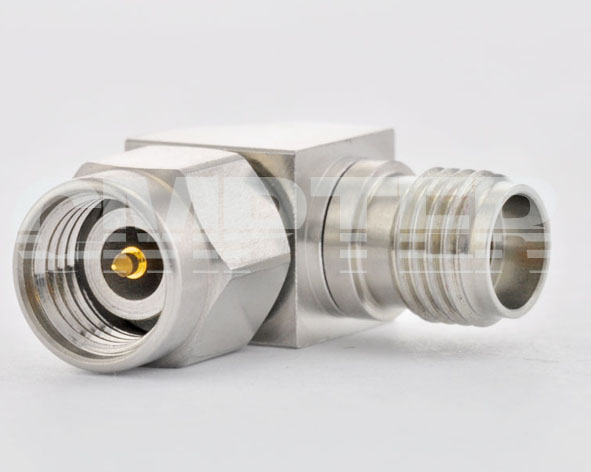 2.92mm male to female right angle adapter