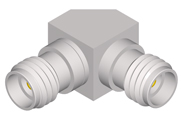 3.5mm Female to 3.5mm Female Right Angle Precision Adapter 