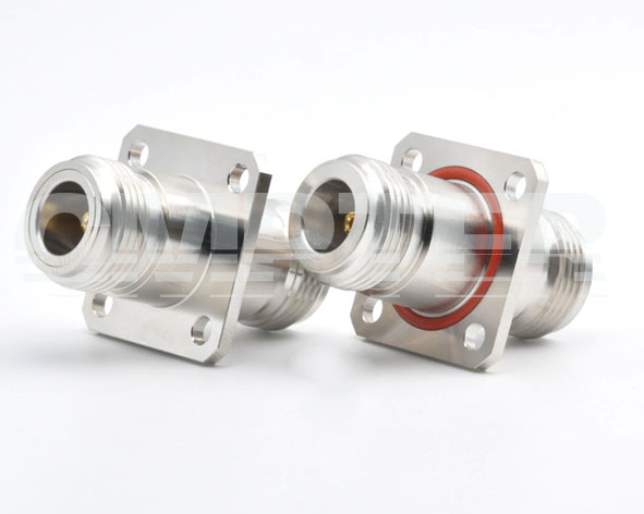 N Female to N Female 4 Hole Flange