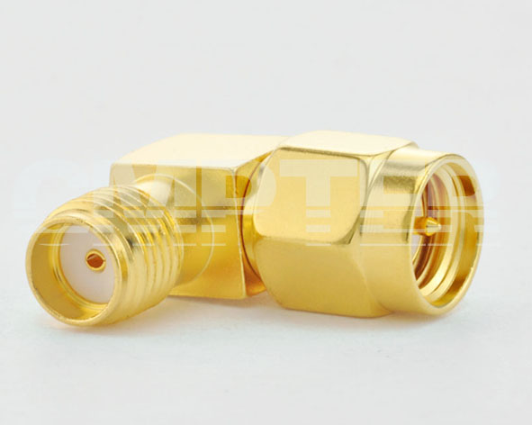SMA to SMA Right Angle Adapter
