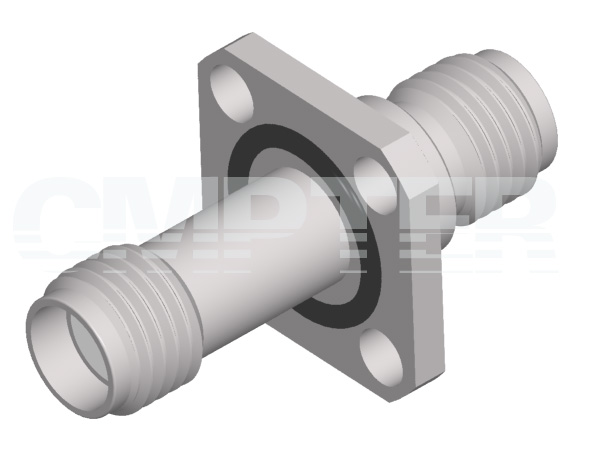 SMA female to female adapter