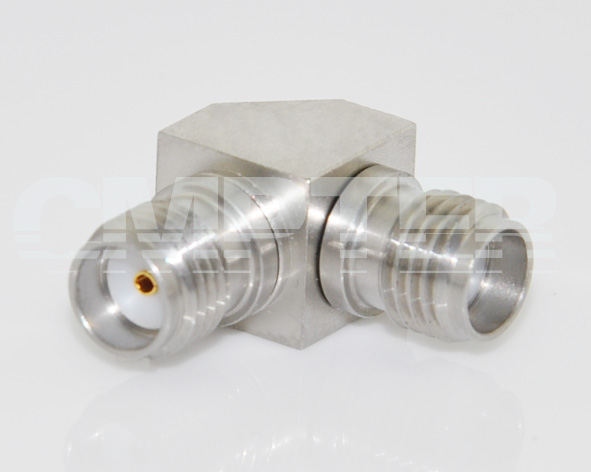 SMA female right angle adapter