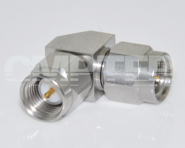 SMA male right angle adapter