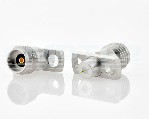 2.92mm Female Connector 2 Hole Flange