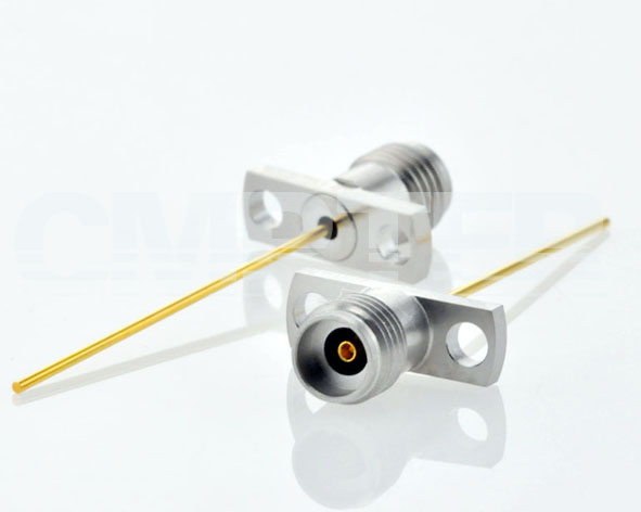 2.92mm Female Connector 2 Hole Flange