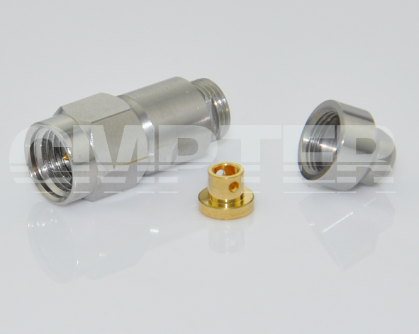 2.92mm Male Connector Solder RG405 & .086 Cable