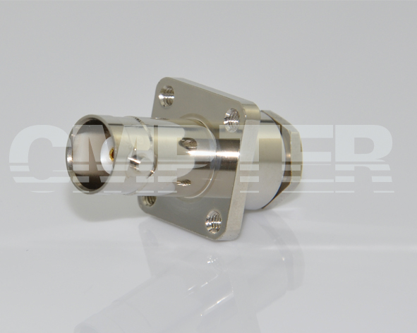 BNC Female Connector 4 Hole flange connector