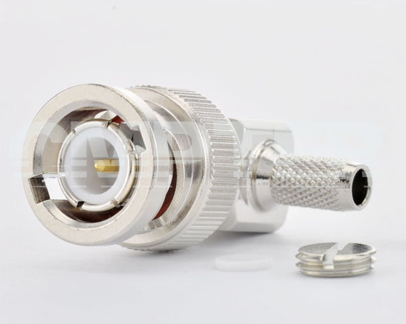 BNC male crimp RG58 LMR195