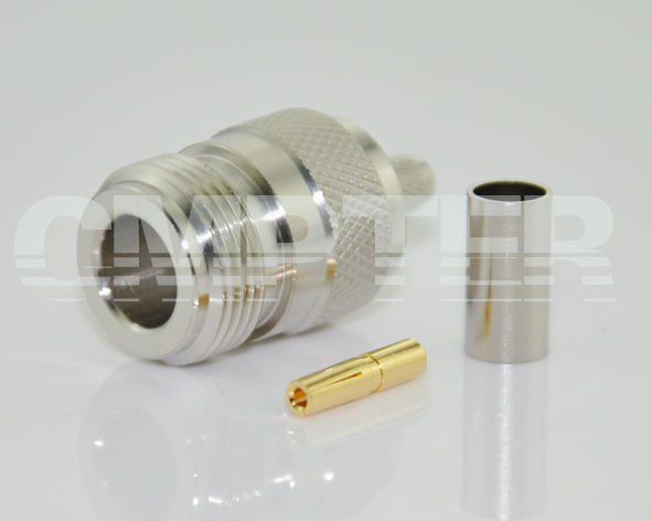 N Female Connector Crimp LMR200 Cable