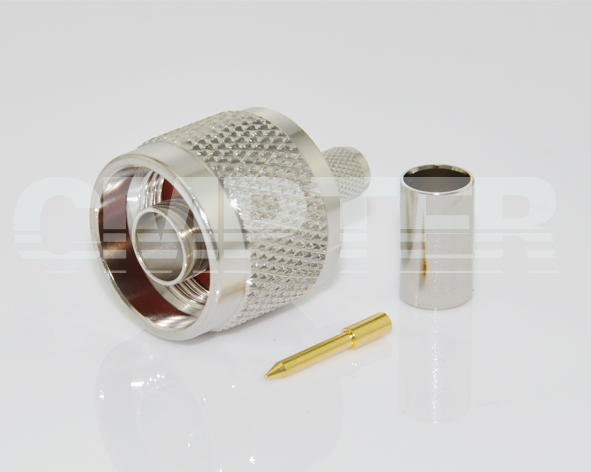 N male connector crimp LMR240