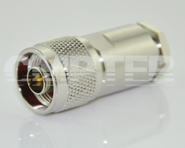 N Male Connector Clamp LMR400 Cable