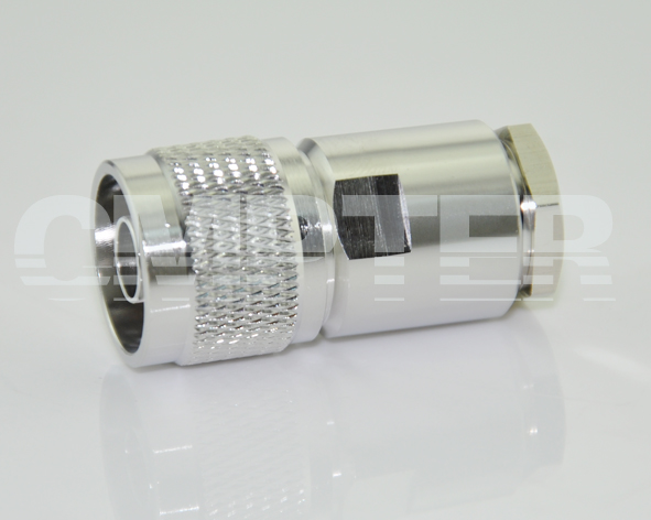 N male connector clamp RG11