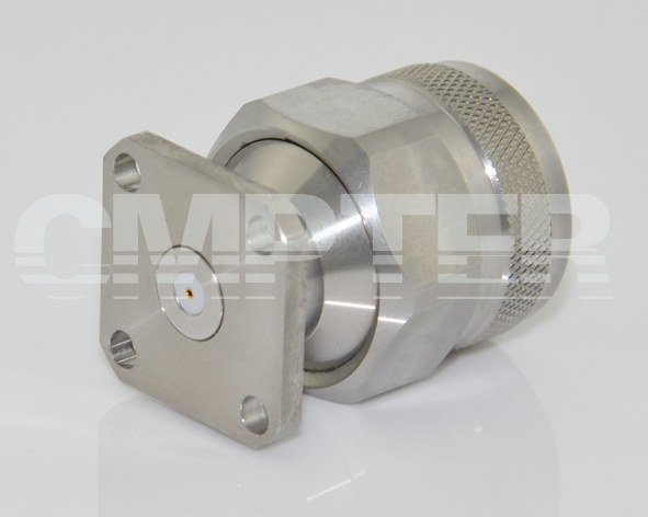 N Male Connector 4 Hole Flange with Accept Pin