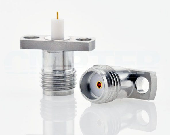 SMA Female 2 Connector Hole Flange