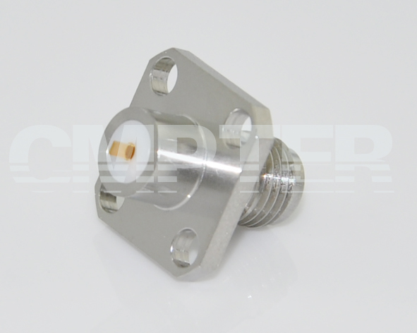 SMA Female Connector 4 Hole Flange