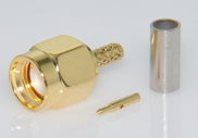 SMA Male Crimp LMR100 RG174 RG316 Cable connector