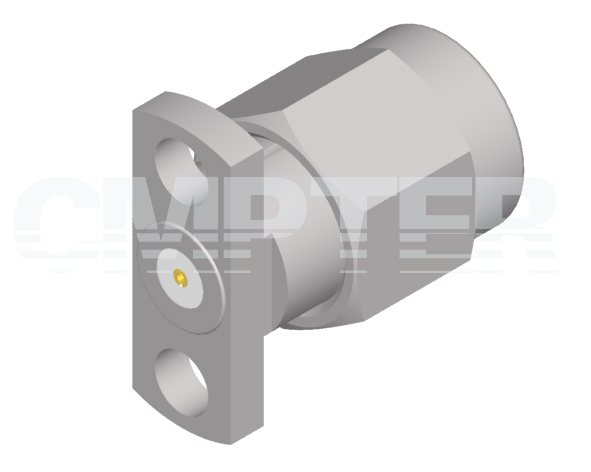 SMA Male Connector 2 Hole Flange with Accept Pin