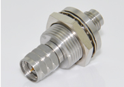 1.85mm Male to 1.85mm Female Waterproof Bulkhead Precision Adapter