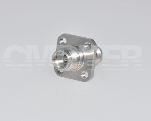 2.4mm female 4 hole flange