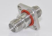 2.92mm Female to 2.92mm Female Precision Adapter, 4 Hole Flange