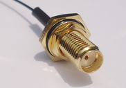 SMA Waterproof Bulkhead Female to UFL/MHF Right Angle Plug MIC0.86 Cable Assembl