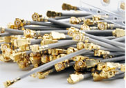 UFL/MHF Right Angle Plug to UFL/MHF Right Angle Plug, MIC1.37 Cable, 50mm Length