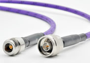 N female to N male Phase Match test cable assembly, DC to 18GHz