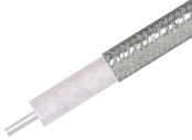 Hand Formable Coax Cable 0.086 Diameter With Tinned Braid Outer Conductor