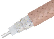  Flexible RG142 Coax Cable Double shielded With Tan FEP Jacket