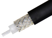 Flexible RG58 Coax Cable Single shielded with Black PVC Jacket