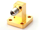 WR-28 With Square Cover Flange to 2.92mm Female Waveguide to Coax Adapter Operat