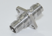 2.4mm Female to 2.92mm Female Precision Adapter, 4 Hole Flange