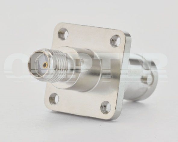 BNC to SMA 4 hole flange adapter