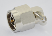 SMA Female to N Male Right Angle RF Adapter