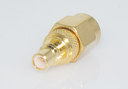 SMC Jack (Male Center Contact) to SMA Male RF Adapter