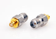SMA female to SMP female Precision Adapter, DC to 27GHz.