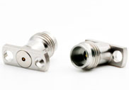 2.4mm Female Connector 2 Hole Flange with Accept Pin, DC to 50GHz.