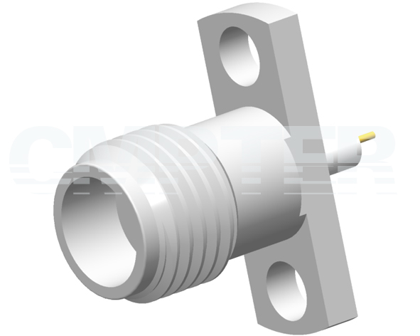 2.4mm Female Connector 4 Hole Flange