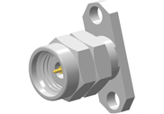 2.4mm Male Connector 2 Hole Flange with Accept Pin, DC to 50GHz.