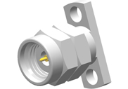 2.4mm Male Connector 2 Hole Flange with Accept Pin, DC to 50GHz.