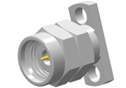 2.4mm Male connector 2 Hole Flange with Accept Pin, DC to 50GHz.