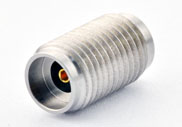 2.92mm Female Bulkhead Threaded in Replaceable Connector, DC to 40GHz.