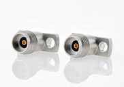 2.92mm Female Connector 2 Hole Flange, Metal Through the Wall, DC to 40GHz.