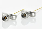 2.92mm Female Connector 2 Hole Flange, Air Line Through the Wall, DC to 40GHz.