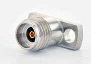 2.92mm Female Connector 2 Hole Flange, Air Line Through the Wall, DC to 40GHz.