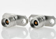 2.92mm Female Connector 2 Hole Flange, Insulator Through the Wall, DC to 40GHz.