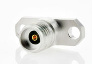 2.92mm Female Connector 2 Hole Flange, Insulator Through The wall, DC to 40GHz.