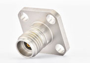 2.92mm Female Connector 4 Hole Flange, Metal Through The Wall, DC to 40GHz.