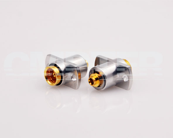 BMA 2 hole flange female solder RG405